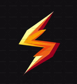 Energiegeladener Blitz